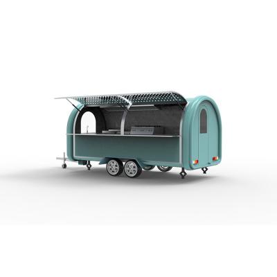 China Multifuntion mobile mobile street food trailer bar truck/food van trailer/fast ice cream truck for sale for sale