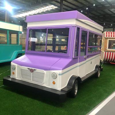 China Custom commercial electric food truck street food truck ice cream vegetable processing factory China Yulong mobile food truck for sale