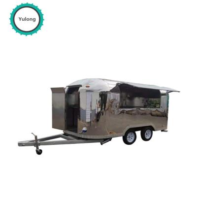 China Popular Multifuntion Yulong Food Trailer Factory Price Street Food Truck Mobile Food Trailer for sale