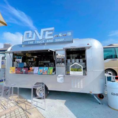 China Multifuntion Low Price Factory Food Vending Truck Stainless Steel Best Vending Trailer for sale