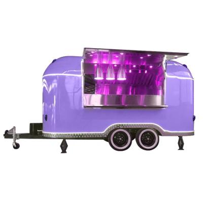 China Multifuntion catering coffee cart food cart trailer food cart bar trailer global sales for sale