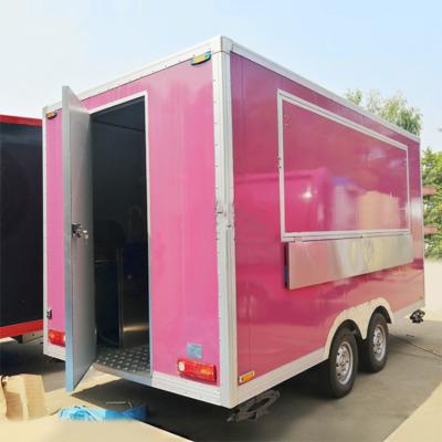 China Multifuntion Selling Outdoor Authorized Mobile Food Trailer Bestselling Fast Food Trailer In 2021 for sale