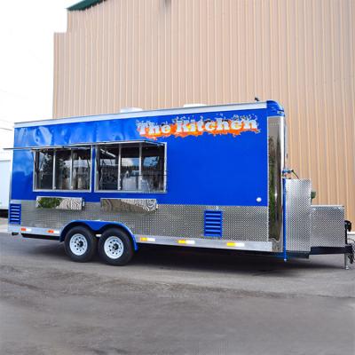 China Multifuntion outdoor mobile ice cream food trailer/mobile street food truck mobile food truck for sale for sale