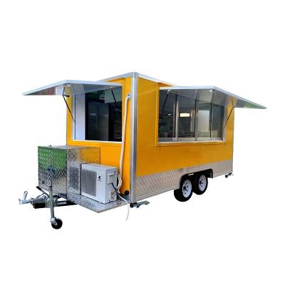 China Multifuntion used american standard mobile electric food trailer food truck trailer for sale for sale