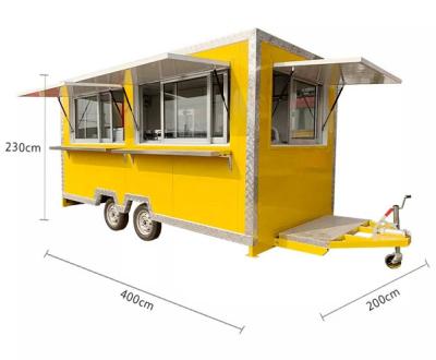 China Multifuntion multifunctional mobile food trailer food cart cooking trailer/mobile food cart cheap price for sale