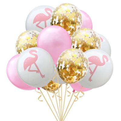 China China Party Supplies Happy Birthday Girl Wedding Party Balloons Decorations Flamingo Stickers for sale