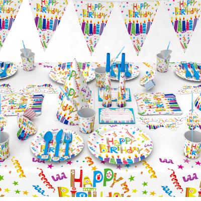 China Partycool birthday party party supplies wholesale new children's birthday theme decoration supplies festival supplies for sale