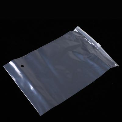 China Recyclable Custom Clear Ziplock Pvc Bag Frosted Logo Printing T-shirt Single Layer Plastic Transparent Clothing Bag Swimwear Custom Clear Packaging for sale