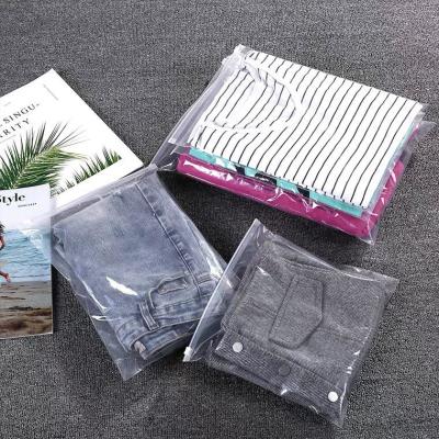 China Factory Wholesale Recyclable Dusty Proof Customized Clear Plastic Zipper Bags For Clothing for sale