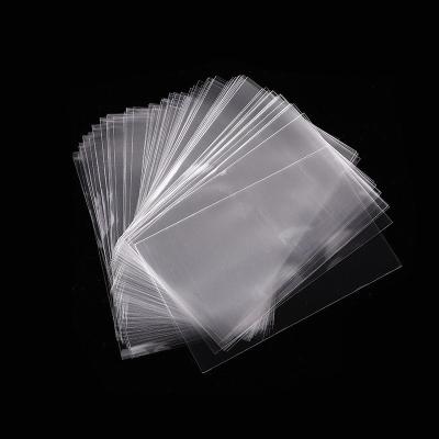 China Recyclable Cheap Clear Self Seal Flat OPP Poly Bag , Custom Trading Card Game Sleeves& for sale