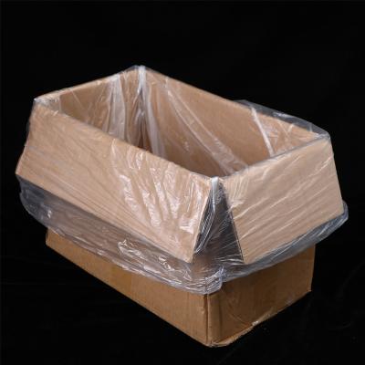 China Recyclable Custom Size Clear / LDPE Pallet Cover Bin Liner Box Back Liner Plastic Bag In Box Grocery Box Reusable Bags for sale