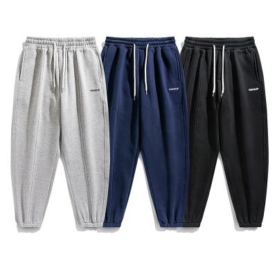 China 2023 High Quality Custom Logo Summer High-End Men's Logo Casual Pants Simple Sports Sweatpants Anti-wrinkle Leggings for sale