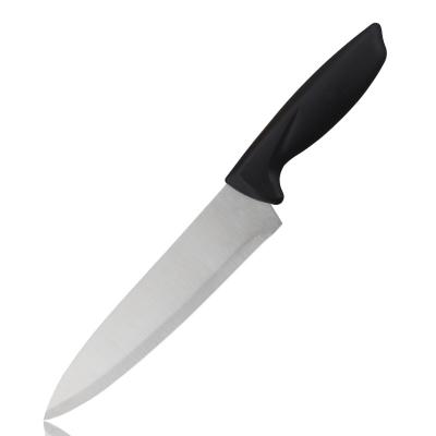 China Amazon viable hot sale 8 inch chef knife made from stainless steel with ergonomic handle protective finger guard chef cooking knife for sale