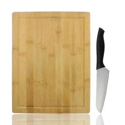 China Hot stocked selling plastic and bamboo cutting board set with peeling fruit knife for sale