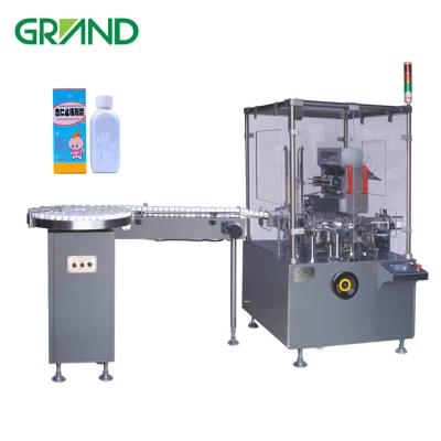 China Verticale Automatische Kartonnerende Machine voor Geneeskundefles jdz-120P 1600 Kg Te koop