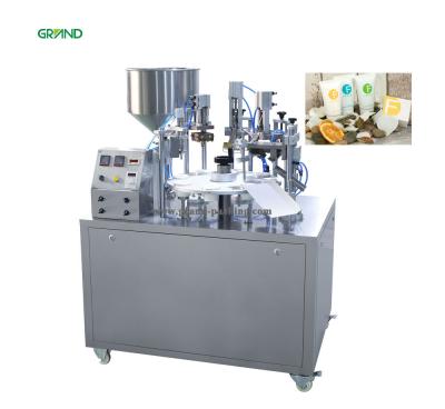 China Cosmetics Composite Aluminum Tube Filling And Sealing Machine 304 Stainless Steel Parts for sale