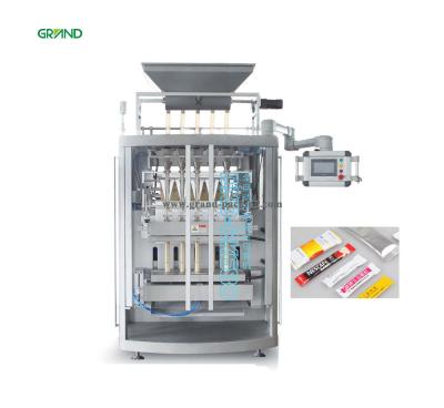 China Granule Sachet Packing Machine Automatic Back Sealing Multi Line BK680 for sale