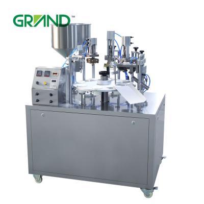 China Hand Cream Semi Automatic Tube Filling And Sealing Machine , Plastic Tube Sealing Machine for sale