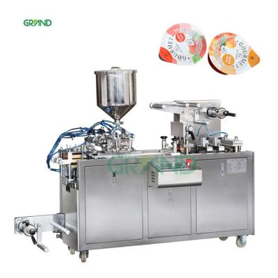 China Honey Butter Blister Packing Machine , Blister Forming Machine Long Life for sale