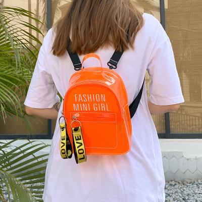 China Detachable Water Resistant Summer Jelly Backpack Crossbody Shoulder Bag Chest Bag for sale