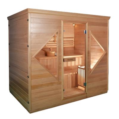 China Portable Sauna Home Computer Control Panel Prefab Steam Sauna for sale