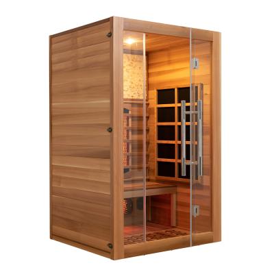 China Cedar Ceramic Infrared Sauna Tube Far Infrared Red Sauna Room Computer Control Panel Sauna Tube for sale