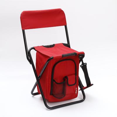 China Aluminum Alloy Single Folding Folding Chair With Storage Insulation Bag Chair Family Picnic Beach Leisure Outdoor Stool for sale