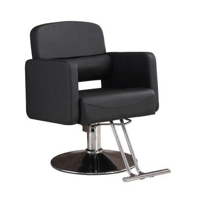 China Barber Chair For Beauty Modern Salon Shaving Lift Modern Barber Chair Leather Styling Chairs Dressing Table for sale