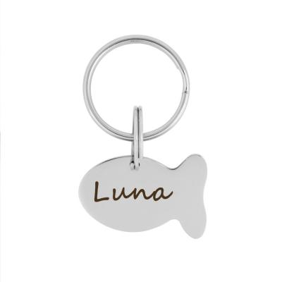 China North American Cheap High Quality Cheap Hot Sale Designer Dog ID Tag Custom Metal Charms Keychain for sale