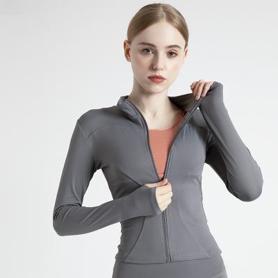 China Breathable Yoga Tops Outdoor Jacket For Women Comfortable Fitness Training Running Clothes Yoga Jacket for sale