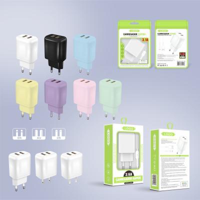 China Bulk Custom 18W Mobile Phone 20W 25W 30W 35W 45W 65W Micro Type C PD QC3.0 Usb Multi Fast 40W 65 Watt Mobile Phone Usb Charger Port Micro Charger 40W for sale