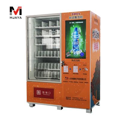 China 24 Hours Combo Vending Machine Touch Screen Drink Snacks Self Service 330PCS for sale