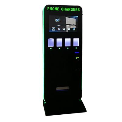 China Free Standing iPhone Series Charger Vending Machine Custom Style With Emergency Disposable Charger Charger for sale