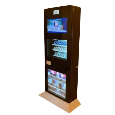 China Customized Color Bulk 46-100pcs Capacity Snack Vending Machine For Hotel 46-100pcs for sale