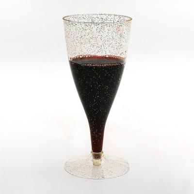 China Viable Best Selling Recyclable Gold Champagne Plastic Cup Glitter for sale