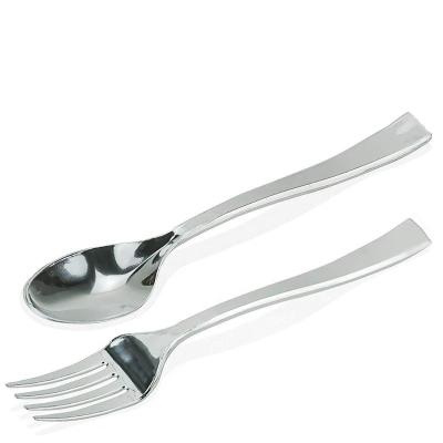 China Old Style Disposable Wholesale Christmas Plastic Plain Cutlery for sale