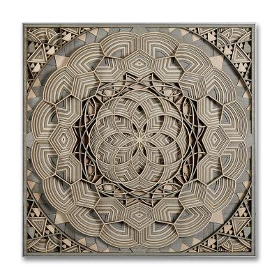 China Original Europe Artist Design Wood Carving Stereoscopic Wood Carving Home Decor Islamic Wall Art Wall Decor Art for sale