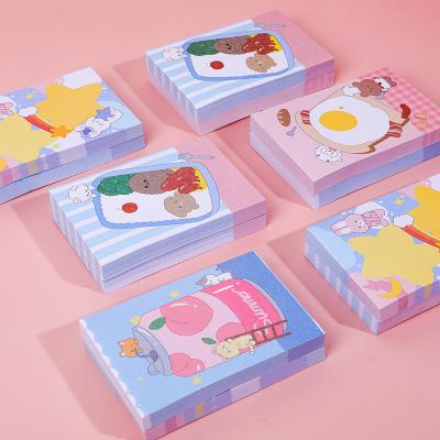 China Hot Sale Amazon Wholesaler Mini Sticky Note Pad 4 Colors Sticky Notes Custom Printing Sticky Sticky Note Logo for sale