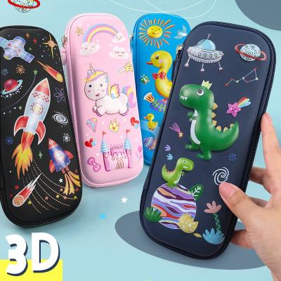 China Schools & Offices Autumn 3D EVA Pencil Case Fashion Customized Heavy Duty Waterproof Cute Cute Pencil Case Large for sale