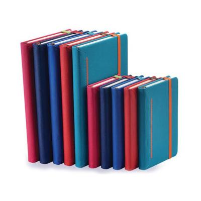 China Custom Lined Leather Hardcover Journal Notebook for sale