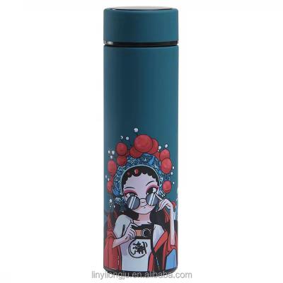 China PORTABLE Colo Food Cup Gift Bottle Morden Style Thermos Smart Notebook Cup Temperature Measuring UCE Steel for sale