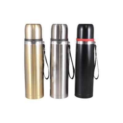 China Custom business 1000ml large capacity wide mouthstainless steel vacuum insulated double wall bottle steel thermal mug for sale