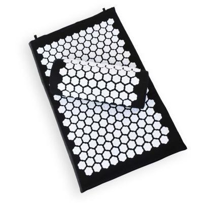 China Fitness Exercise Lotus Spike Acupressure Mat Massage Yoga Mat Relieve Acupressure Mat Set for sale