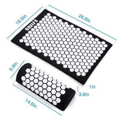 China Hot Selling Nail Wellness Therapy Acupressure Mat Acupressure Function Amazon Acupressure Mat Bed for sale