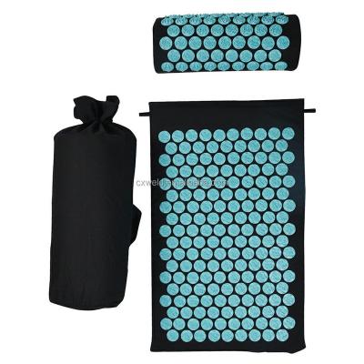 China Hot Selling Fitness Exercise Therapy Acupressure Mat Set Acupressure Mat Set With Cotton Bag for sale