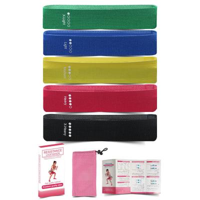 China Fitness Exercise Mini Workout Bands Exercise Custom Resistance Bands Whole Logo Sale for sale