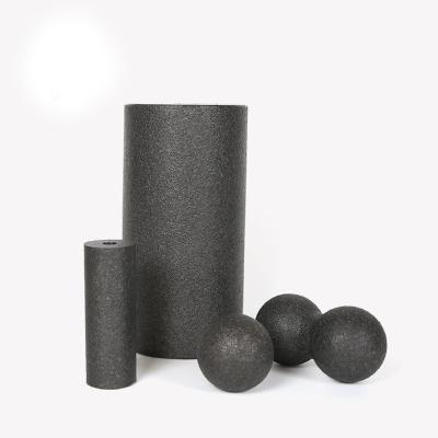 China Fitness Exercise WELD-Y012 EPP Foam Massage Yoga Roller with Peanut Lacrosse Massage Ball Set for sale