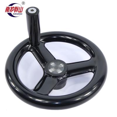 China Spoked NHQS Phenolic Resin Bakelite Three Width Handwheel Inner Hole Can Customize Machine Tool Handwheel for sale