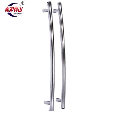 China CNC Machining Center NHQS Stainless Steel Arc Handle CNC Door Handle Stainless Steel Arc Tube Protective Handle for sale