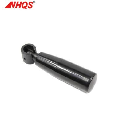 China Machanical Parts NHQS QS0801.11 Carbon Steel Blackened Mechanism Foldable Mechanical Parts Handle for sale